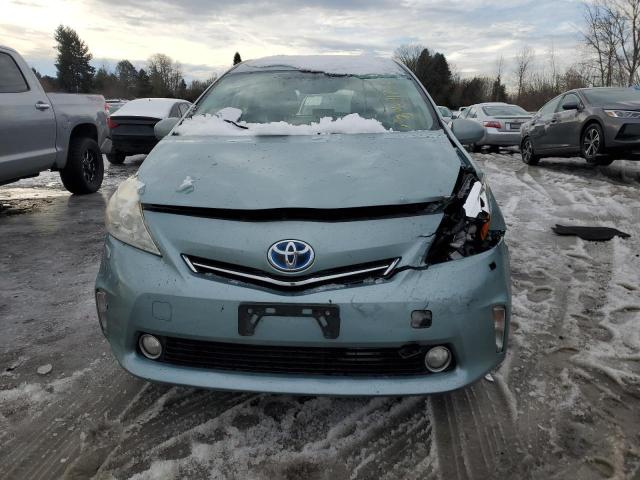 JTDZN3EU4E3316254 - 2014 TOYOTA PRIUS V BLUE photo 5