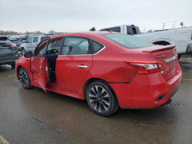 3N1AB7APXKY358673 - 2019 NISSAN SENTRA S RED photo 2