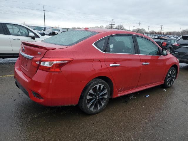 3N1AB7APXKY358673 - 2019 NISSAN SENTRA S RED photo 3