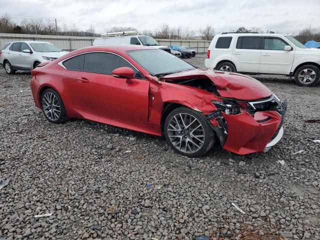 JTHSE5BCXF5002525 - 2015 LEXUS RC 350 RED photo 4