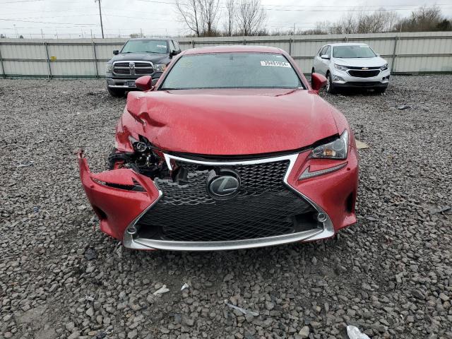 JTHSE5BCXF5002525 - 2015 LEXUS RC 350 RED photo 5