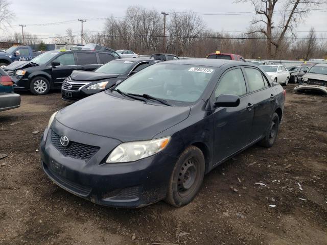 JTDBL40EX99031283 - 2009 TOYOTA COROLLA BASE BLACK photo 1