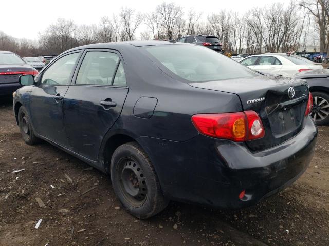 JTDBL40EX99031283 - 2009 TOYOTA COROLLA BASE BLACK photo 2
