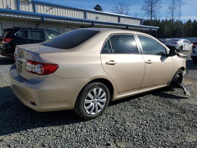 2T1BU4EE5CC758290 - 2012 TOYOTA COROLLA BASE TAN photo 3