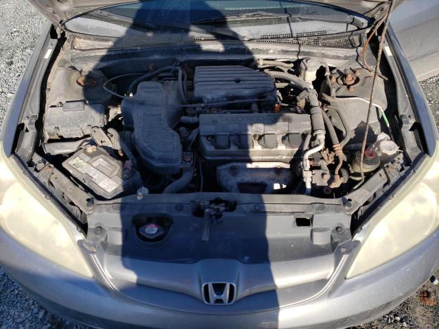 2HGES163X5H014550 - 2005 HONDA CIVIC DX VP GRAY photo 11