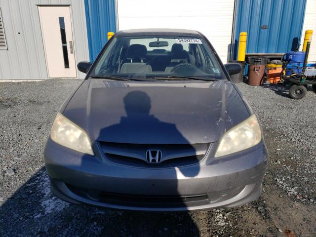 2HGES163X5H014550 - 2005 HONDA CIVIC DX VP GRAY photo 5