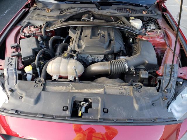 1FA6P8TH6K5176830 - 2019 FORD MUSTANG RED photo 11