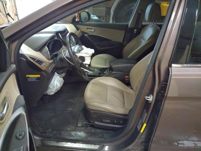 KM8SR4HF5EU063850 - 2014 HYUNDAI SANTA FE GLS BROWN photo 7