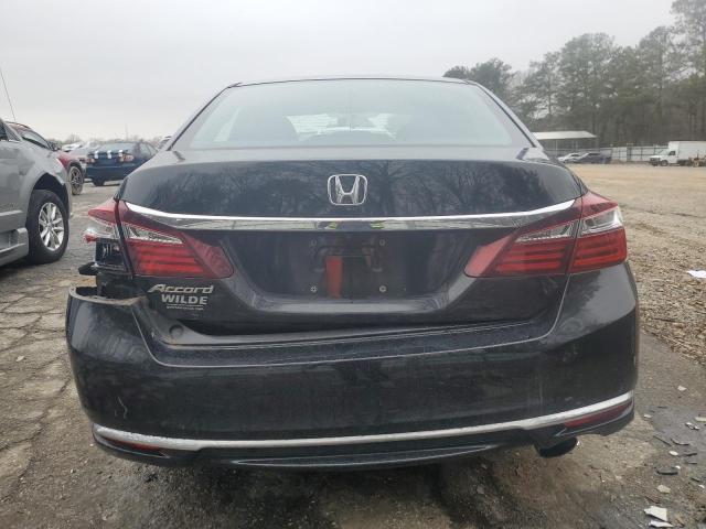 1HGCR2F39GA230254 - 2016 HONDA ACCORD LX BLACK photo 6