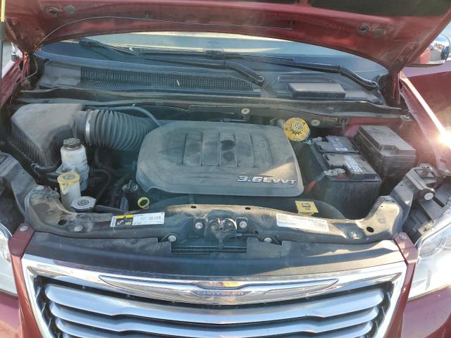 2C4RC1CG0GR247306 - 2016 CHRYSLER TOWN & COU TOURING L MAROON photo 12