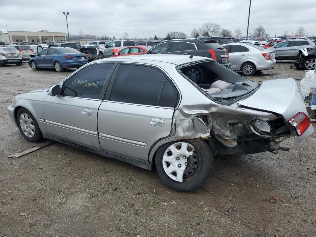 1HGEJ6571XL001597 - 1999 HONDA CIVIC LX SILVER photo 2