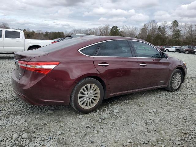 4T1BD1EBXFU044310 - 2015 TOYOTA AVALON HYBRID MAROON photo 3