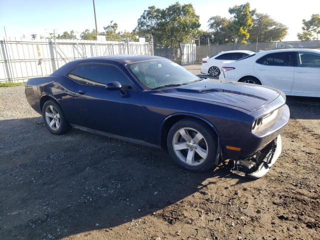 2C3CDYAG8DH704982 - 2013 DODGE CHALLENGER SXT BLUE photo 4