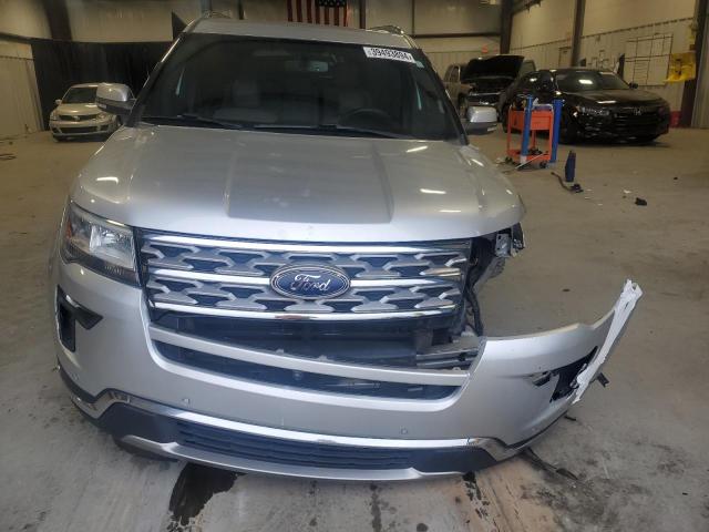 1FM5K7F86JGA04600 - 2018 FORD EXPLORER LIMITED SILVER photo 5