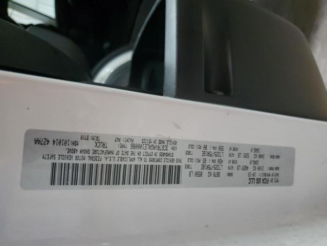 3C6TRVAGXLE100086 - 2020 RAM PROMASTER 1500 STANDARD WHITE photo 13