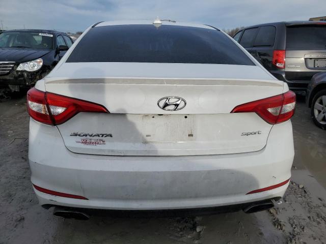 5NPE34AF2GH423280 - 2016 HYUNDAI SONATA SPORT WHITE photo 6