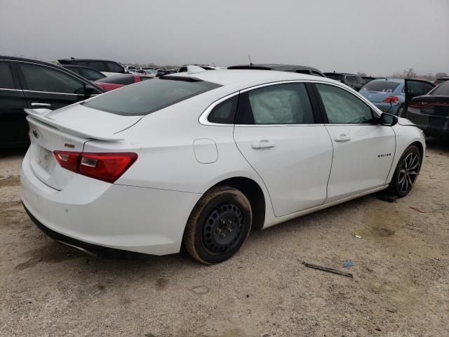 1G1ZG5ST1MF062428 - 2021 CHEVROLET MALIBU RS WHITE photo 3