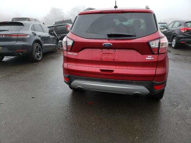 1FMCU9GD0JUA40194 - 2018 FORD ESCAPE SE RED photo 6