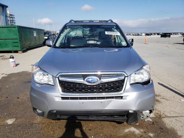 JF2SJAMC1EH528169 - 2014 SUBARU FORESTER 2.5I TOURING SILVER photo 5