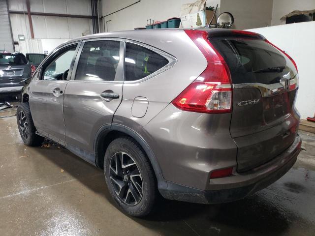 5J6RM4H42GL025415 - 2016 HONDA CR-V SE GRAY photo 2