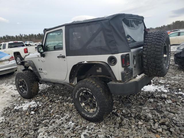 1J4FA24159L758153 - 2009 JEEP WRANGLER X SILVER photo 2