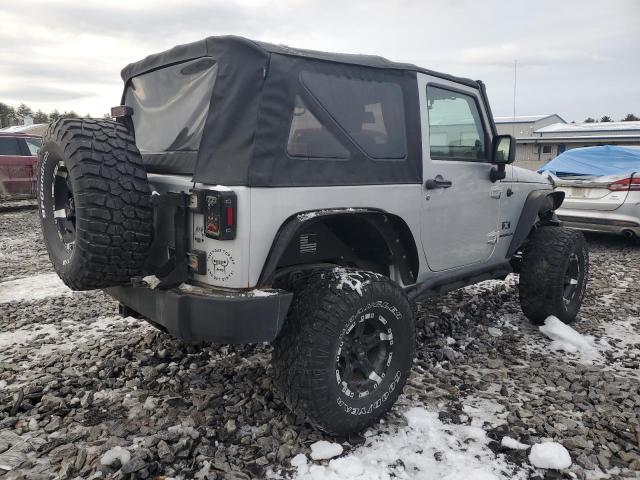 1J4FA24159L758153 - 2009 JEEP WRANGLER X SILVER photo 3