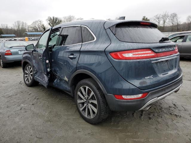 5LMCJ3C92KUL20821 - 2019 LINCOLN MKC RESERVE GRAY photo 2