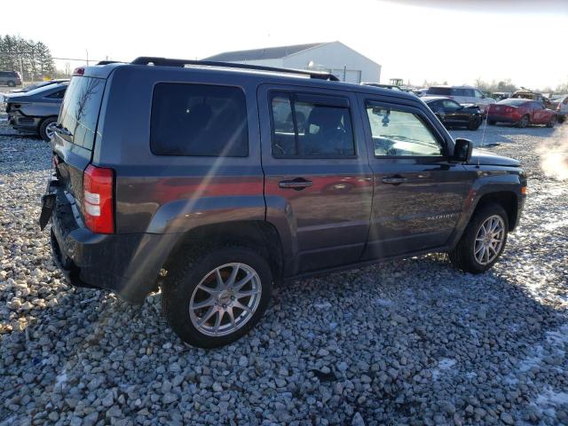 1C4NJRFB2ED787890 - 2014 JEEP PATRIOT LATITUDE GRAY photo 3