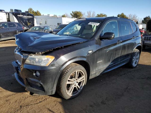 5UXWX7C54BL733870 - 2011 BMW X3 XDRIVE35I BLACK photo 1