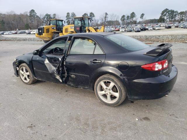 1YVHP80D255M08682 - 2005 MAZDA 6 S BLACK photo 2