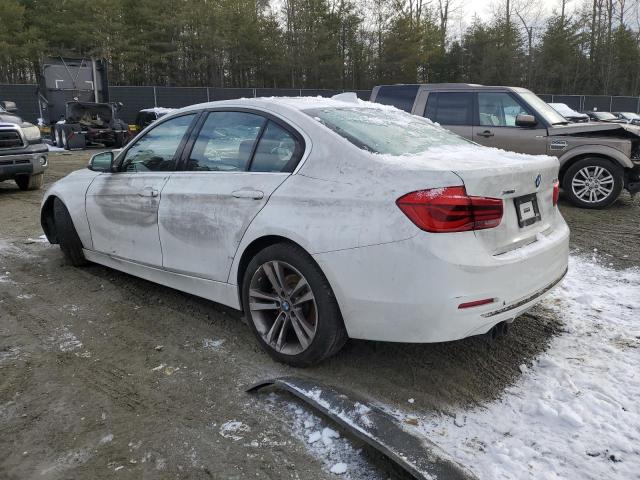 WBA8D9G53JNU68903 - 2018 BMW 330 XI WHITE photo 2