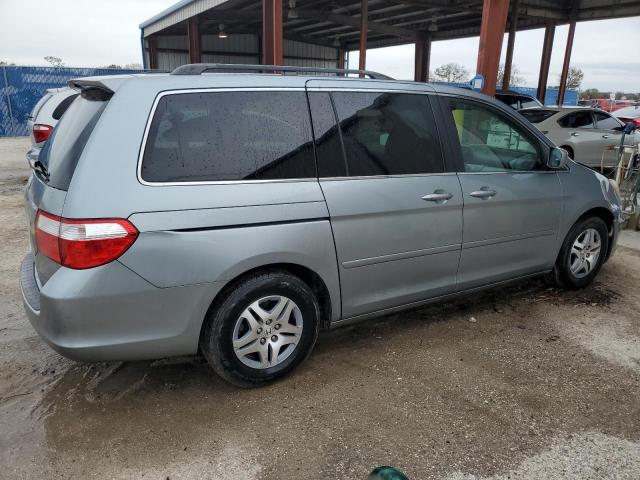 5FNRL38627B034168 - 2007 HONDA ODYSSEY EXL BLUE photo 3