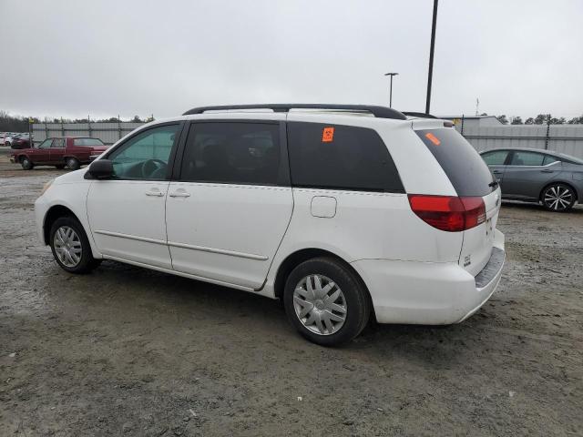 5TDZA23C65S293607 - 2005 TOYOTA SIENNA CE WHITE photo 2