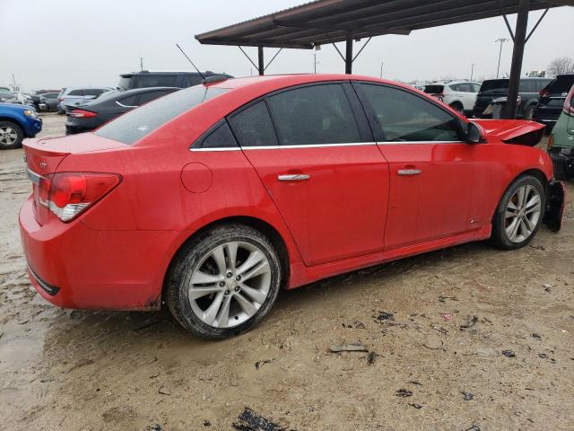 1G1PG5SB1F7180247 - 2015 CHEVROLET CRUZE LTZ RED photo 3