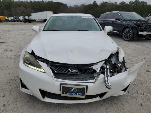 JTHBF5C27D5190565 - 2013 LEXUS IS 250 WHITE photo 5