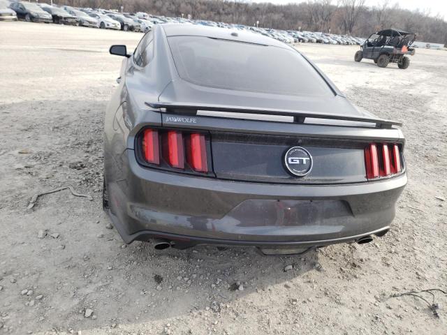1FA6P8CF2H5277337 - 2017 FORD MUSTANG GT BLACK photo 6