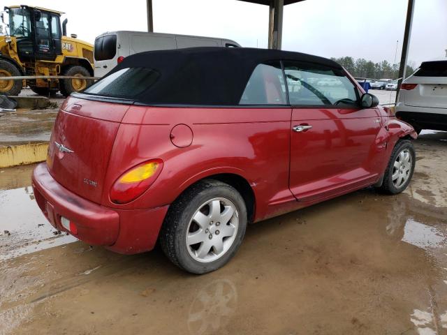 3C3EY55E35T299272 - 2005 CHRYSLER PT CRUISER TOURING BURGUNDY photo 3