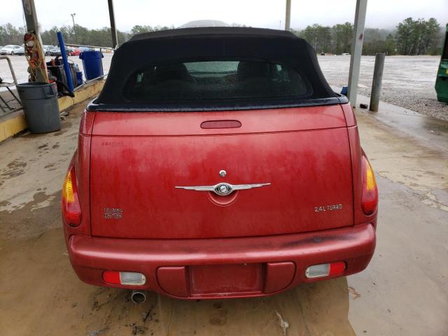 3C3EY55E35T299272 - 2005 CHRYSLER PT CRUISER TOURING BURGUNDY photo 6