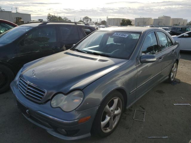 WDBRF40J15F667961 - 2005 MERCEDES-BENZ C 230K SPORT SEDAN TEAL photo 1