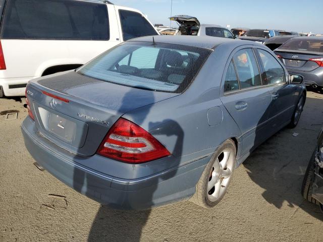 WDBRF40J15F667961 - 2005 MERCEDES-BENZ C 230K SPORT SEDAN TEAL photo 3