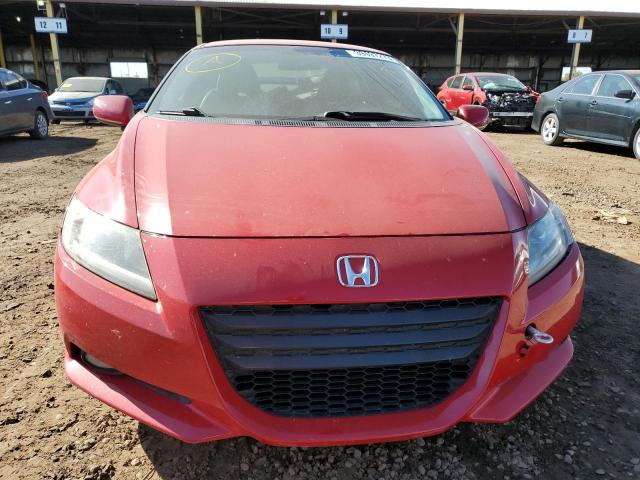 JHMZF1D63CS004111 - 2012 HONDA CR-Z EX RED photo 5