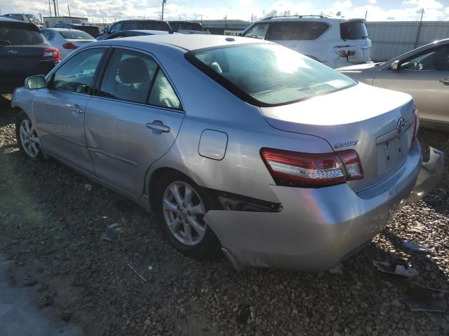 4T4BF3EK4BR104040 - 2011 TOYOTA CAMRY BASE SILVER photo 2