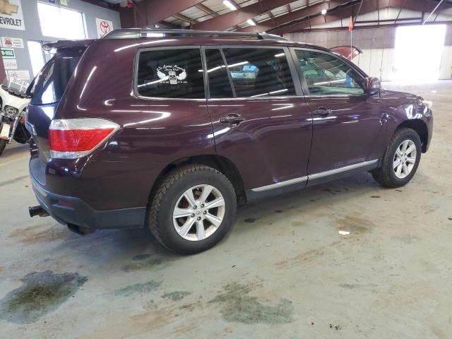 5TDBK3EH9CS111439 - 2012 TOYOTA HIGHLANDER BASE BURGUNDY photo 3