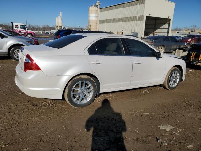 3FAHP0JGXAR329290 - 2010 FORD FUSION SEL WHITE photo 3