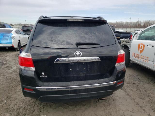 5TDYK3EH8DS120306 - 2013 TOYOTA HIGHLANDER LIMITED BLACK photo 6