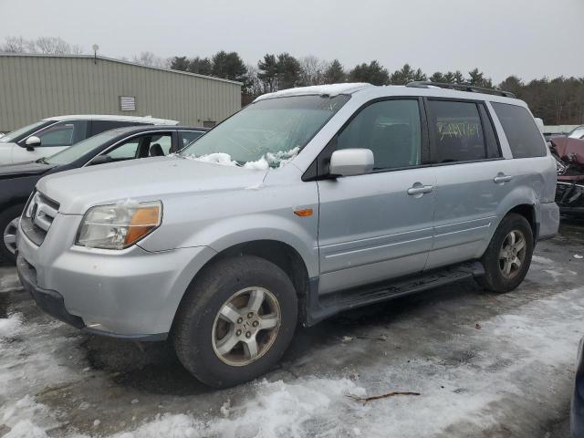 5FNYF187X7B027419 - 2007 HONDA PILOT EXL SILVER photo 1