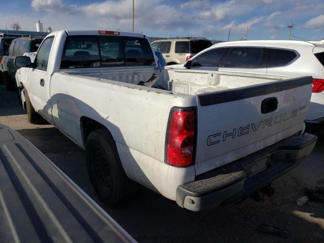 1GCEC14Z87Z206555 - 2007 CHEVROLET SILVERADO C1500 CLASSIC WHITE photo 2
