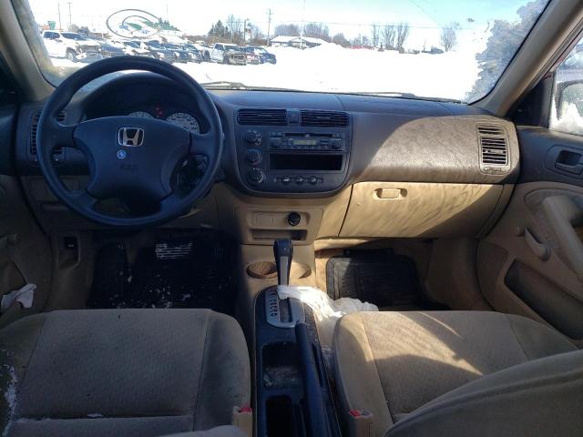 2HGES16344H928839 - 2004 HONDA CIVIC DX VP ბურგუნდია ფოტო 8