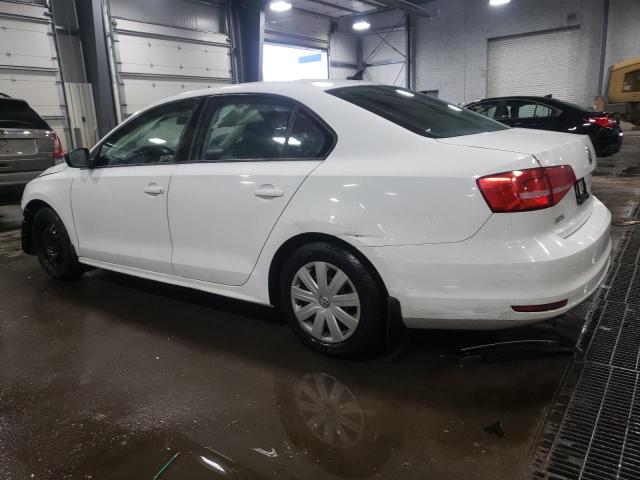 3VW2K7AJ4FM279412 - 2015 VOLKSWAGEN JETTA BASE WHITE photo 2