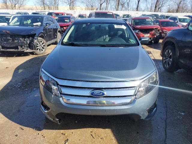 3FAHP0JA2CR187449 - 2012 FORD FUSION SEL BLUE photo 5